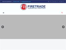 Tablet Screenshot of firetrade.co.th